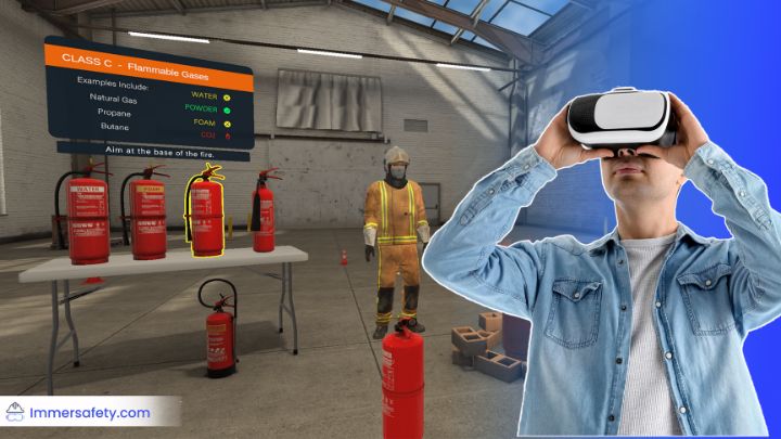 VR Fire Safety & fire extinguisher simulator